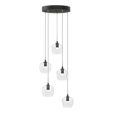 Ume 5 Light Pendant Natural Iron CG Standard By Hubbardton Forge