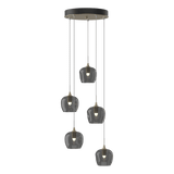 Ume 5 Light Pendant Soft Gold CGG Long By Hubbardton Forge