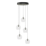 Ume 5 Light Pendant Sterling CG Long By Hubbardton Forge