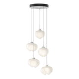 Ume 5 Light Pendant White FG Standard By Hubbardton Forge