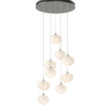 Ume 9-Light Chandelier in Sterling, Standard by Hubbardton Forge