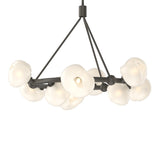 Ume 9-Light Ring Chandelier in Dark Smoke by Hubbardton Forge
