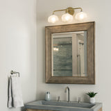 Ume Curved Arm Vanity Light lifestyle view by Hubbardton Forge