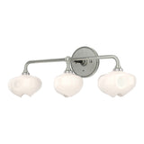 Ume Curved Arm Vanity Light in Sterling, Sterling by Hubbardton Forge