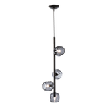 Ume Vertical Pendant Oil Rubbed Bronze Cool Grey Glass By Hubbardton Forge