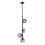 Ume Vertical Pendant Oil Rubbed Bronze Cool Grey Glass By Hubbardton Forge