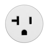 Unfit Cover Plate 20A White By Prado