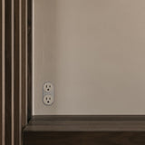 Unfit Small Trim Ring Double Brushed Steel By Prado