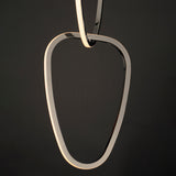 Unity Vertical LED Pendant Black Chrome By ET2 Detailed View1