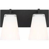 Upson Wall Sconce — Medium, Midnight Black