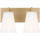 Upson Wall Sconce — Medium, Satin Brass