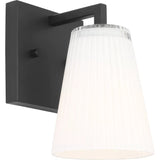 Upson Wall Sconce — Small, Midnight Black