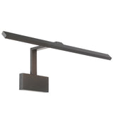 Uptown Picture Light 3000K Medium Black By WAC Lighting - Side View