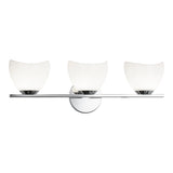 Uptowne Bath and Vanity Light 21 Inch Chrome
