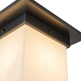 Urban Bronze/Alabaster 8x8inch Mineral Flush Mount-Square by Alora Lighting Details