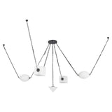 Urban Bronze/Alabaster Mineral Chandelier by Alora Lighting