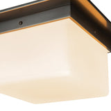 Urban Bronze/Opal Glass 5x11inch Mineral Flush Mount-Square by Alora Lighting Details