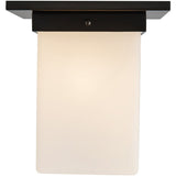 Urban Bronze/Opal Glass 8x8inch Mineral Flush Mount-Square by Alora Lighting