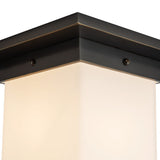 Urban Bronze/Opal Glass 8x8inch Mineral Flush Mount-Square by Alora Lighting Details