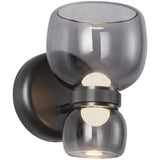 Urban Bronze/Smoked Glass Sutton Wall/Vanity Light by Alora Lighting