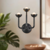 Urban Bronze 11inch Spade Wall/Vanity Light by Alora Lighting