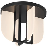 Urban Bronze 16inch Anders Semi-Flush Mount by Alora Lighting