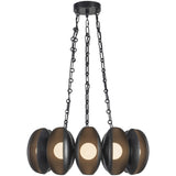 Urban Bronze 25inch Cortez Chandelier by Alora Lighting