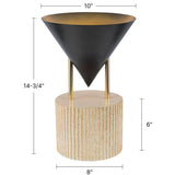 Urban Bronze Versus Table Lamp by Alora Lighting Dimensions