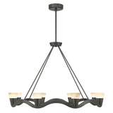 Vance 39'' Integrated LED Bronze Noir Chandelier by Crystorama