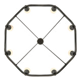 Vance 39'' Integrated LED Bronze Noir Chandelier by Crystorama