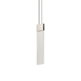 V Panels Single Pendant Polished Chrome Small By Sonneman