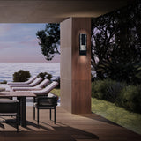 Vail Outdoor Wall Light Small By Schonbek Beyond - Lifestyle View