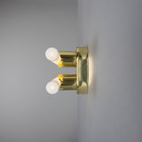 Valencia Double Wall Light - Polished Brass