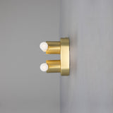 Valencia Double Wall Light - Satin Brass