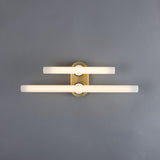 Valencia Double Wall Light - Satin Brass