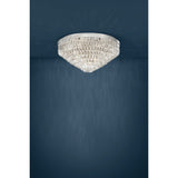 Valparaiso Ceiling Light Large Chrome by Eglo - lifestyle room setting