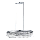 Valparaiso Linear Chandelier Chrome by Eglo