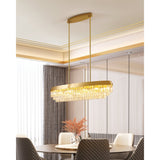 Valparaiso Linear Chandelier Gold by Eglo - lifestyle room setting