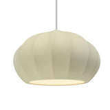 Oval Fluted Ceramic Pendant