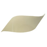 Vanilla Gloss Wave Ceramic LED ADA Wall Sconce by Justice Design