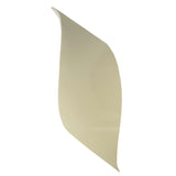 Vanilla Gloss Wave Ceramic LED ADA Wall Sconce by Justice Design