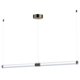 Vanish Linear Pendant 52 Inch Gunmetal By ET2