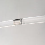 Vanish Linear Pendant 72 Inch Brushed Aluminum By ET2 Detailed View