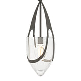 Vaso Pendant in Dark Smoke by Hubbardton Forge