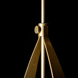 Vaso Pendant detail in Modern Brass, by Hubbardton Forge