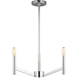 Vector Chandelier — 18", Chrome