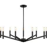 Vector Chandelier — 36", Midnight Black