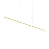 Vega Minor Linear Pendant By Kuzco, Size: Large, Finish: Brushed Gold