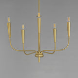 Vela Chandelier Satin Brass by Maxim Lighting
