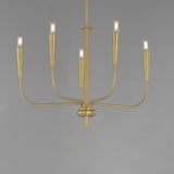 Vela Chandelier Satin Brass by Maxim Lighting